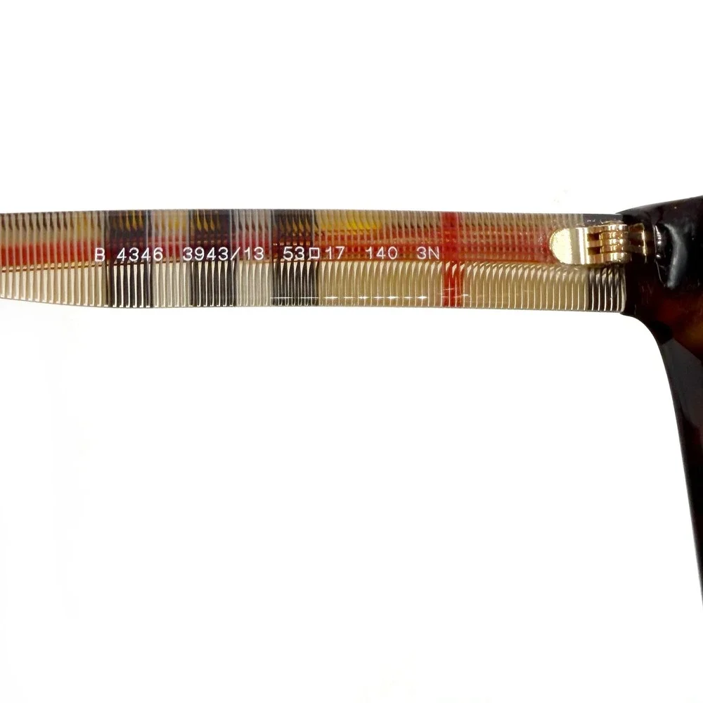 Burberry Elsa Sunglasses B4346 Cat Eye‎ Tortoiseshell Havana Novacheck Plaid